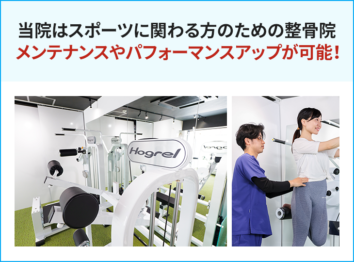 メンテナンスやパフォーマンスが可能