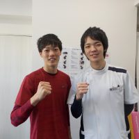 西宮市にお住いのKさま 大学陸上10種競技選手